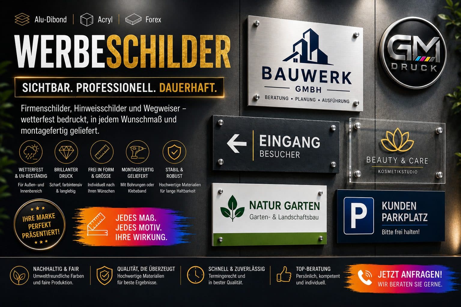 Werbeschilder