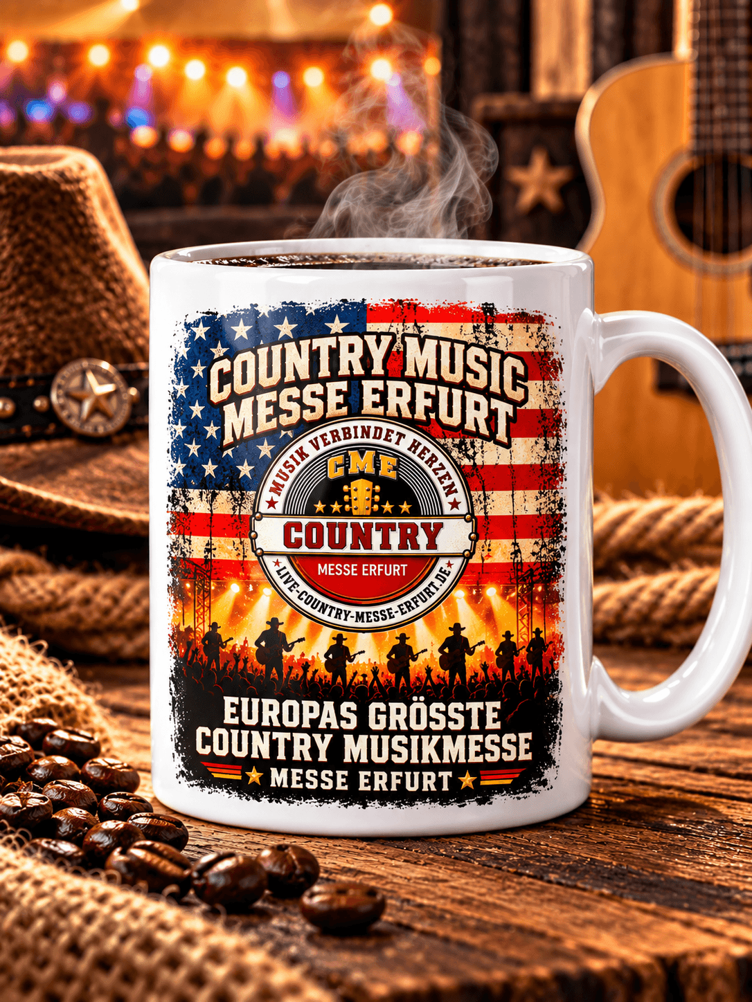 Country Music USA – Keramiktasse — Bild 1