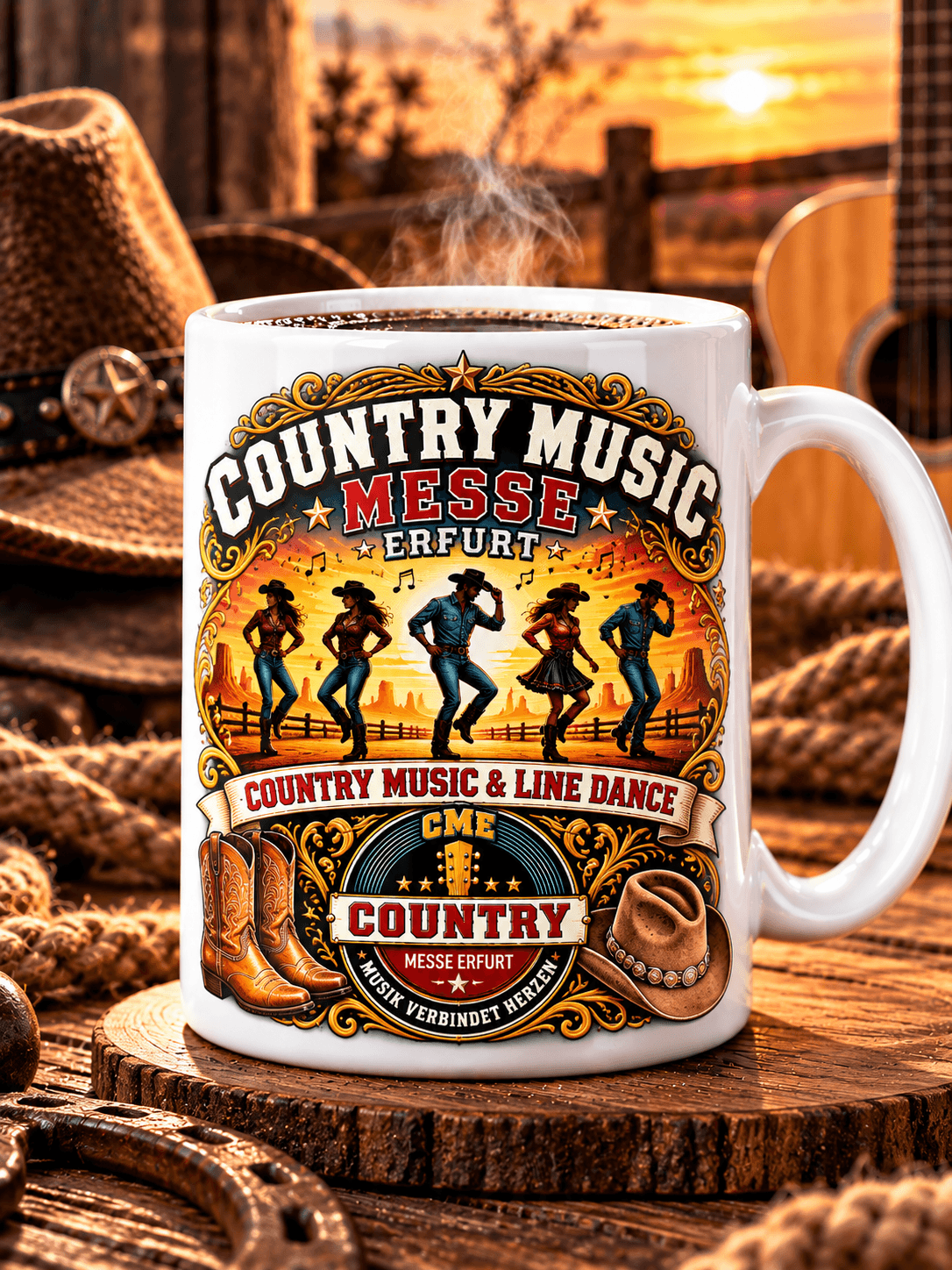 Country Music & Line Dance Tasse — Bild 1